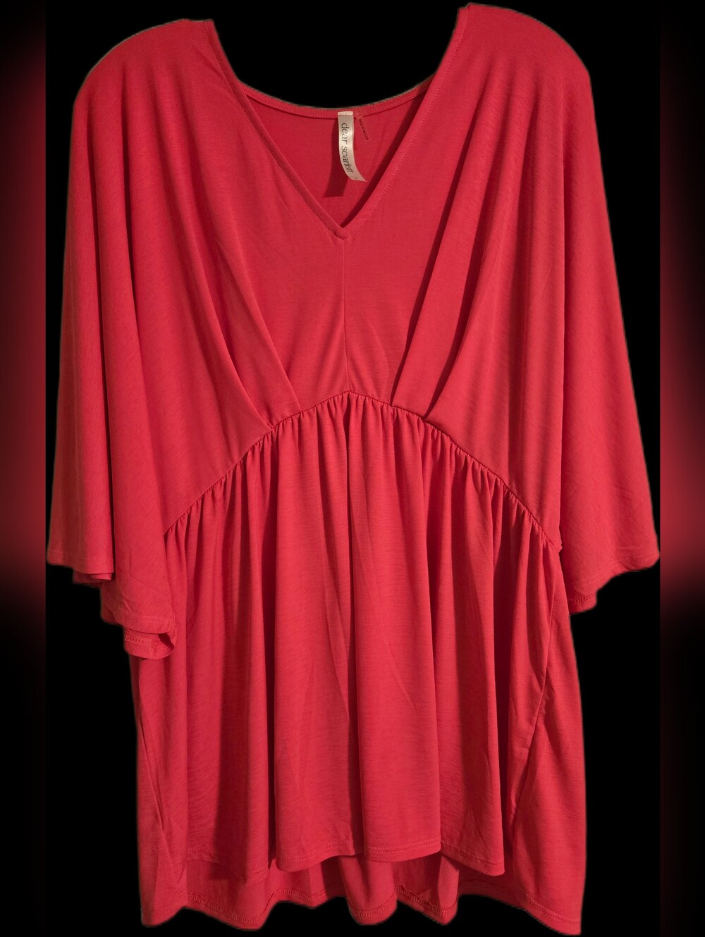 Women’s Dear Scarlett Pink Dreamer Top Blouse Size Large - Picture 9 of 9